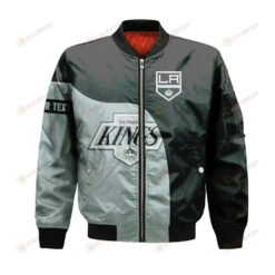 Los Angeles Kings Bomber Jacket 3D Printed Curve Style Custom Text And Number