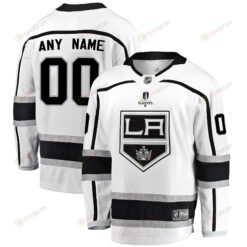 Los Angeles Kings Custom Away 2022 Stanley Cup Playoffs Breakaway Men Jersey - White