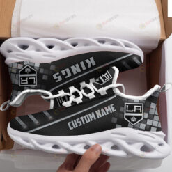 Los Angeles Kings Custom Name Logo Pattern 3D Max Soul Sneaker Shoes