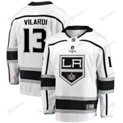 Los Angeles Kings Gabriel Vilardi 13 Away 2022 Stanley Cup Playoffs Breakaway Men Jersey - White