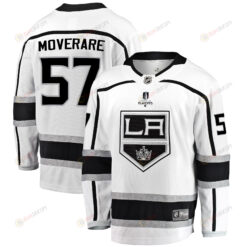 Los Angeles Kings Jacob Moverare 57 Away 2022 Stanley Cup Playoffs Breakaway Men Jersey - White