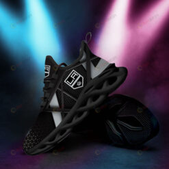 Los Angeles Kings Logo Pattern 3D Max Soul Sneaker Shoes In Black