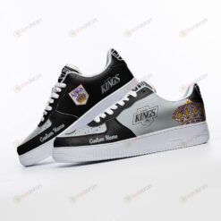 Los Angeles Kings Mascot Logo Pattern Custom Name Air Force 1 Printed