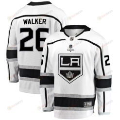 Los Angeles Kings Sean Walker 26 Away 2022 Stanley Cup Playoffs Breakaway Men Jersey - White