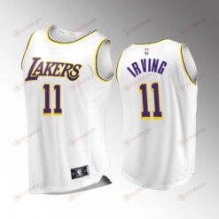 Los Angeles Lakers 11 Kyrie Irving Association Edition Jersey 2022-23 White