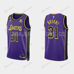 Los Angeles Lakers 31 Thomas Bryant 2022-23 Statement Edition Purple Men Jersey