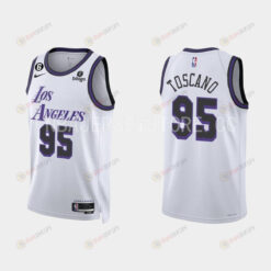 Los Angeles Lakers 39 Dwight Howard 2022-23 City Edition White Men Jersey