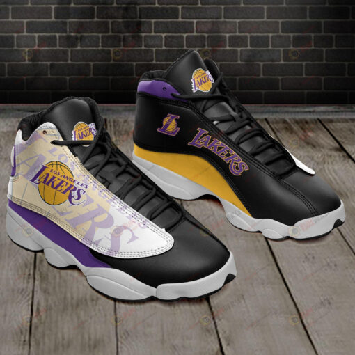 Los Angeles Lakers Air Jordan 13 Sneakers Sport Shoes