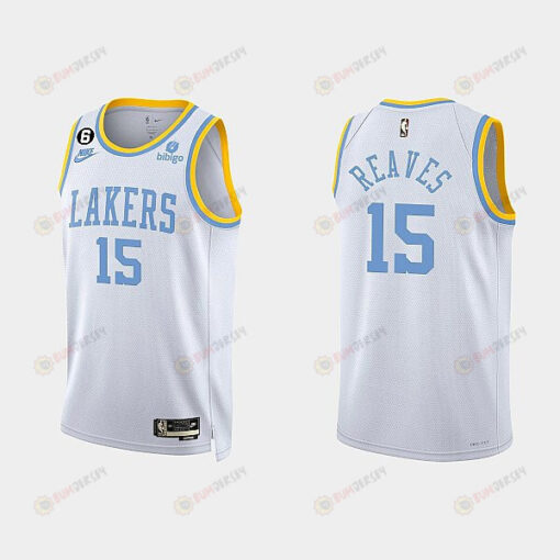Los Angeles Lakers Austin Reaves 15 2022-23 Classic Edition White Men Jersey