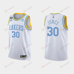 Los Angeles Lakers Damian Jones 30 2022-23 Classic Edition White Men Jersey