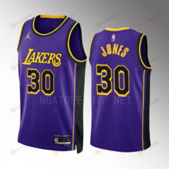 Los Angeles Lakers Damian Jones 30 2022-23 Statement Edition Purple Jersey