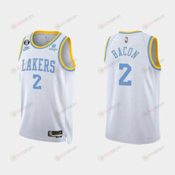 Los Angeles Lakers Dwayne Bacon 2 2022-23 Classic Edition White Men Jersey