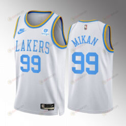Los Angeles Lakers George Mikan 99 2022-23 Classic Edition White Jersey