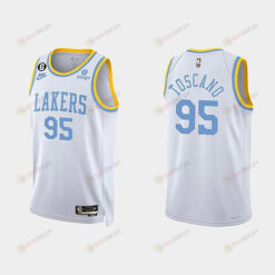 Los Angeles Lakers Juan Toscano-Anderson 95 2022-23 Classic Edition White Men Jersey