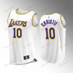 Los Angeles Lakers Max Christie 10 Association Edition Jersey 2022-23 White