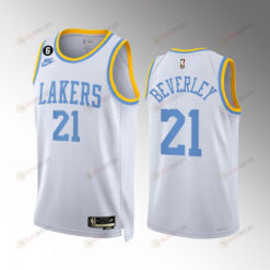 Los Angeles Lakers Patrick Beverley 21 2022-23 Classic Edition White Jersey Swingman