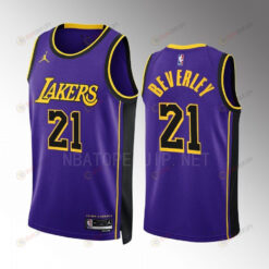 Los Angeles Lakers Patrick Beverley 21 2022-23 Statement Edition Purple Jersey Swingman