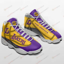 Los Angeles Lakers Purplel Air Jordan 13 Sneakers Sport Shoes