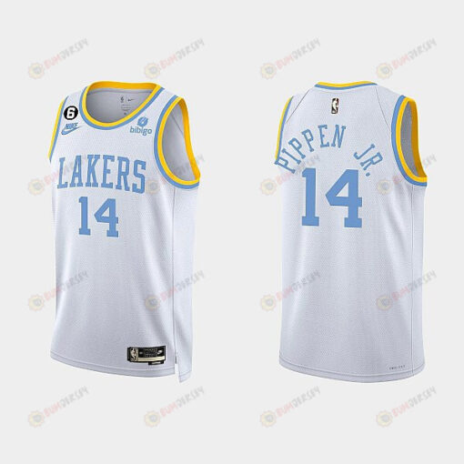 Los Angeles Lakers Scotty Pippen Jr. 14 2022-23 Classic Edition White Men Jersey