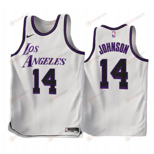 Los Angeles Lakers Sekou Doumbouya 2022-23 City Edition White 45 Jersey - Men Jersey