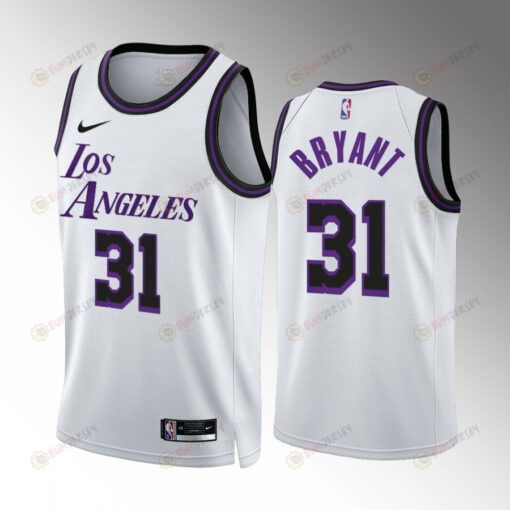 Los Angeles Lakers Thomas Bryant 31 2022-23 White Jersey