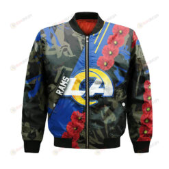 Los Angeles Rams Bomber Jacket 3D Printed Sport Style Keep Go on