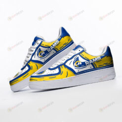 Los Angeles Rams Comic Cartoon Logo Pattern Air Force 1 Printed