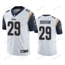 Los Angeles Rams Eric Dickerson 29 White Vapor Limited Jersey