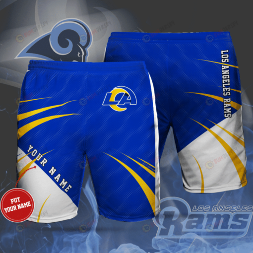 Los Angeles Rams Football Team Custom Name Hawaiian Shorts Summer Shorts Men Shorts - Print Shorts