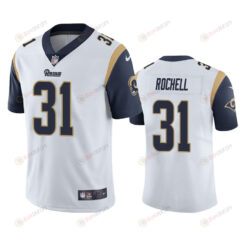 Los Angeles Rams Robert Rochell 31 White Vapor Limited Jersey