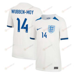 Lotte Wubben-Moy 14 England Women's National Team 2023-24 World Cup Home Jersey