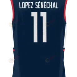 Lou Lopez Senechal #11 UConn Huskies Basketball Jersey - Men Navy