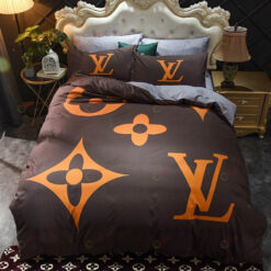 Louis Vuitton Monogram Bedding Set In Brown
