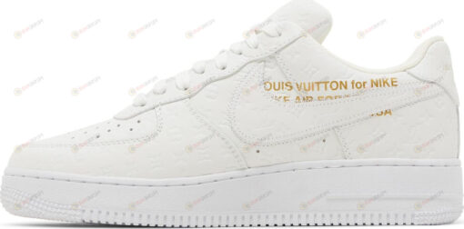 Louis Vuitton x Air Force 1 Low 'Triple White' Sneakers