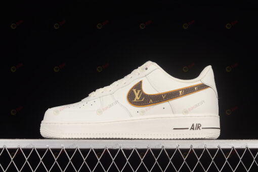 Louis Vuitton x Nike Air Force 1 07 Low Rice White Shoes Sneakers