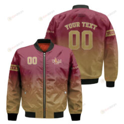 Louisiana-Monroe Warhawks Fadded Bomber Jacket 3D Printed