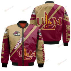 Louisiana-Monroe Warhawks Logo Bomber Jacket 3D Printed Cross Style