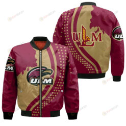 Louisiana-Monroe Warhawks - USA Map Bomber Jacket 3D Printed