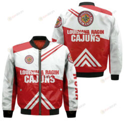 Louisiana Ragin??Cajuns Football Bomber Jacket 3D Printed - Stripes Cross Shoulders