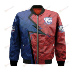 Louisiana Tech Bulldogs Bomber Jacket 3D Printed Abstract Pattern Sport