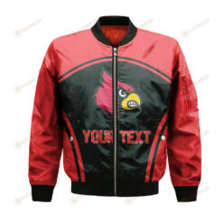 Louisville Cardinals Bomber Jacket 3D Printed Curve Style Sport