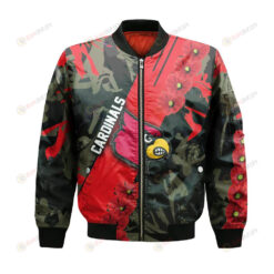 Louisville Cardinals Bomber Jacket 3D Printed Sport Style Keep Go on