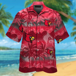 Louisville Cardinals Coconut Tropical 3D Printed Hawaiian Shirt