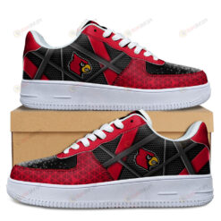 Louisville Cardinals Team Logo Pattern Air Force 1 Printed