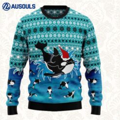 Love Oracle Whale Ugly Sweaters For Men Women Unisex