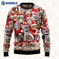 Lovely Cats Ugly Sweaters For Men Women Unisex