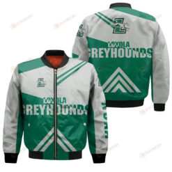 Loyola Greyhounds Football Bomber Jacket 3D Printed - Stripes Cross Shoulders