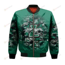 Loyola-Maryland Greyhounds Bomber Jacket 3D Printed Camouflage Vintage