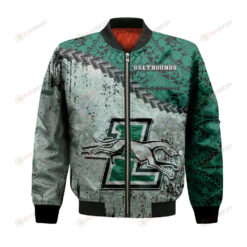 Loyola-Maryland Greyhounds Bomber Jacket 3D Printed Grunge Polynesian Tattoo