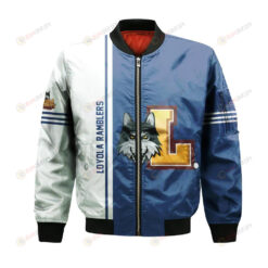 Loyola Ramblers Bomber Jacket 3D Printed Half Style